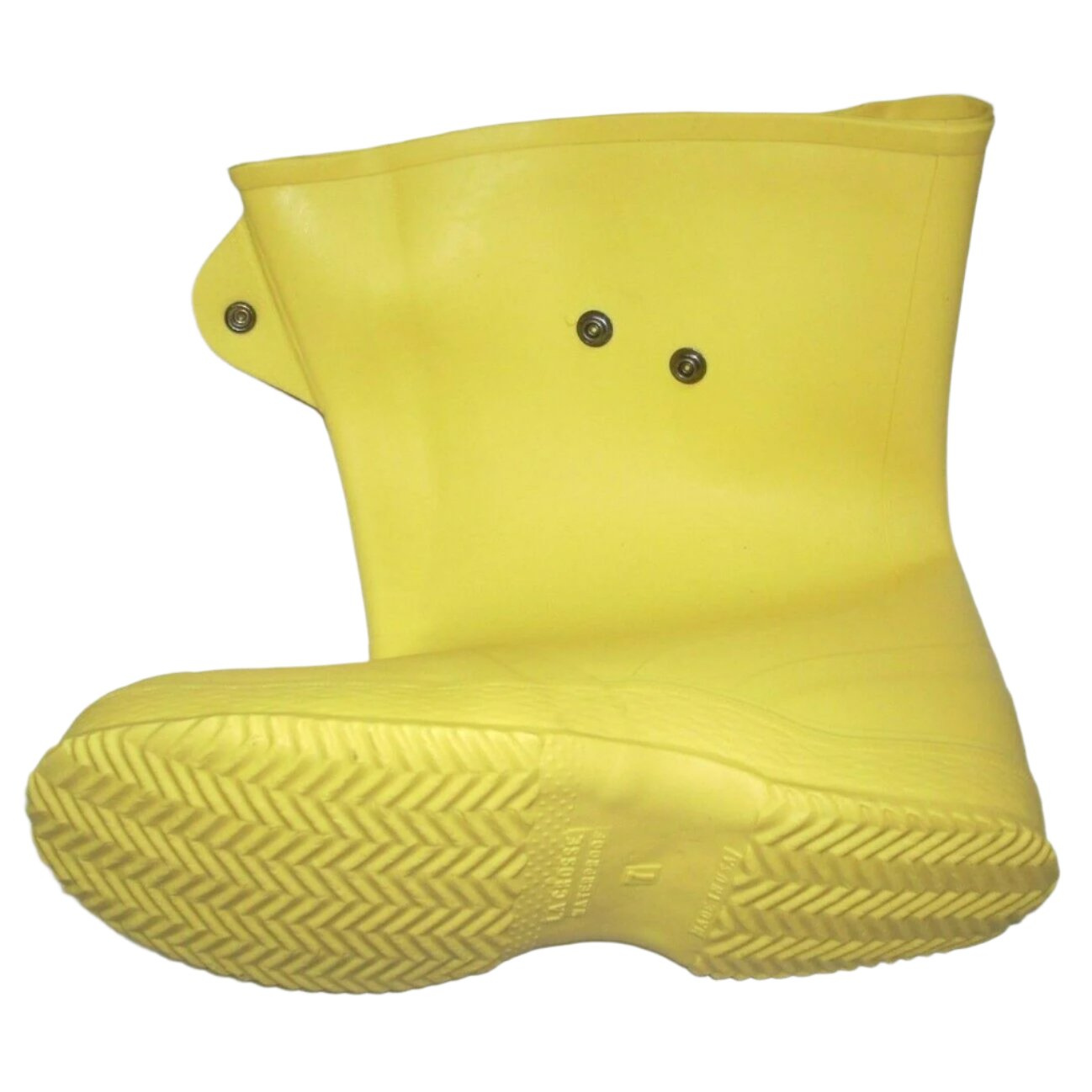 Lacrosse 88303 Men's Packer Yellow Overshoe Boots Size 7 USA Made
