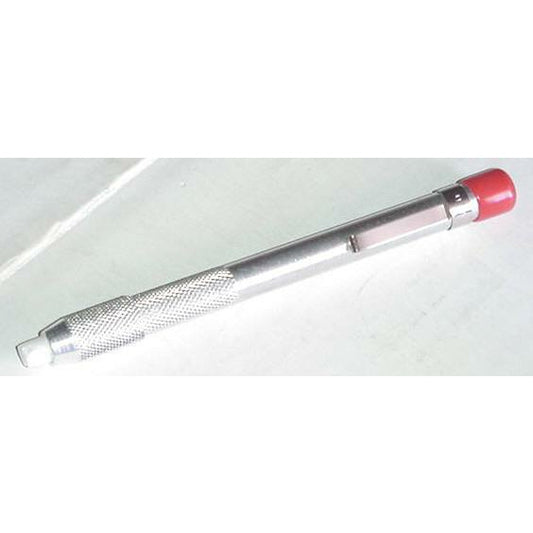 Round Soapstone Holder with Pen Clip Red Cap - ATL Welding Supply