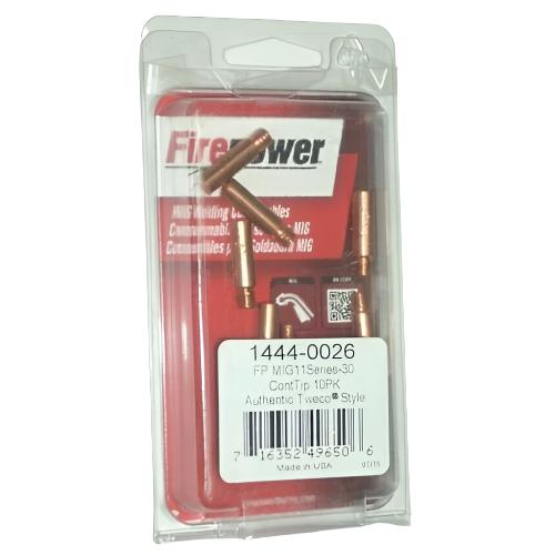 Victor Firepower 1444-0026 Contact Tips 11-30 Fit Tweco .030 10pk