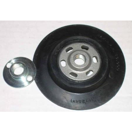 Metal sanding disc backing pad used for polishing metals