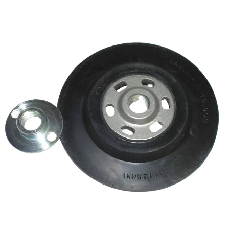 Metal sanding disc backing pad used for polishing metals
