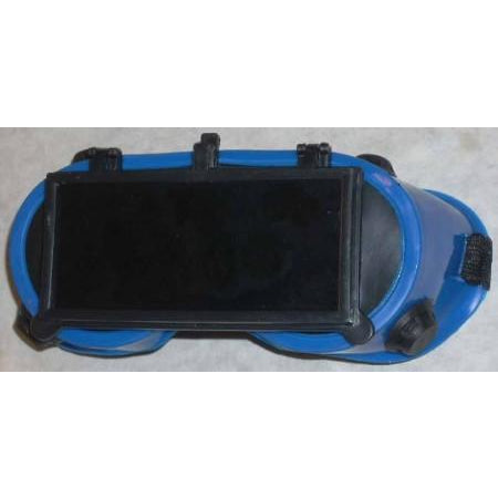 Blue Flip Front Welding Goggles 2 x 4 1/4 - ATL Welding Supply