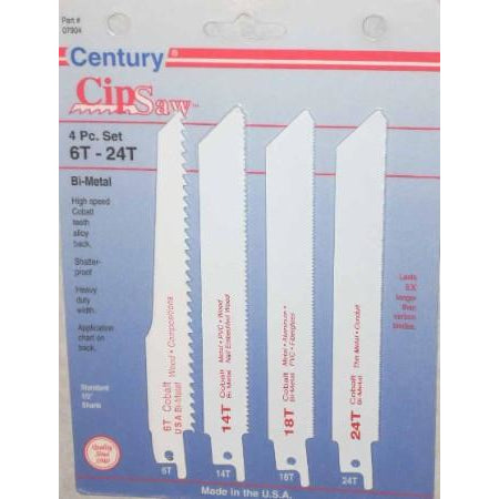 Century 4pc Sawzall Blade Variety Pk - ATL Welding Supply