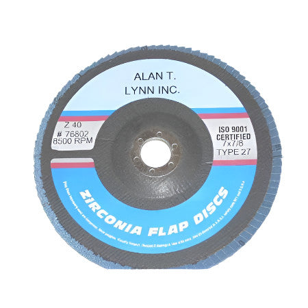 7 x 7/8 Zirconia Flap Wheels 40 Grit 10 Pack - ATL Welding Supply