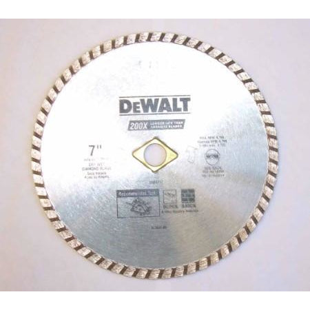 Dewalt 7 inch Diamond Masonry Blade Wet Dry - ATL Welding Supply