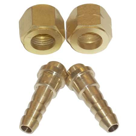 Twin Welding Hose Nut & Nipple Sets 1/4" - ATL Welding Supply