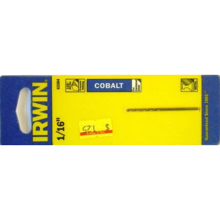 Irwin 1/16 inch Drill Bit - ATL Welding Supply