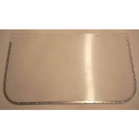 Jackson style 8 x 12 Metal Bound Grinding Face Shield Window - ATL Welding Supply