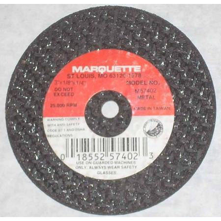 Marquette 3 x 1/8 x 1/4 Cut Off Wheel 10pk - ATL Welding Supply