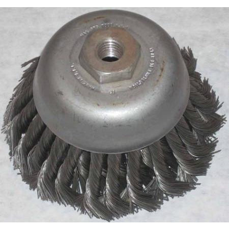 Metalwork 4x5/8-11 Double Row Knot Cup Brush - ATL Welding Supply