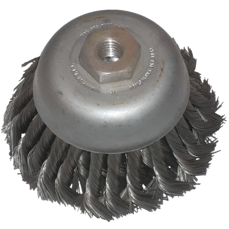 Metalwork 4x5/8-11 Double Row Knot Cup Brush - ATL Welding Supply