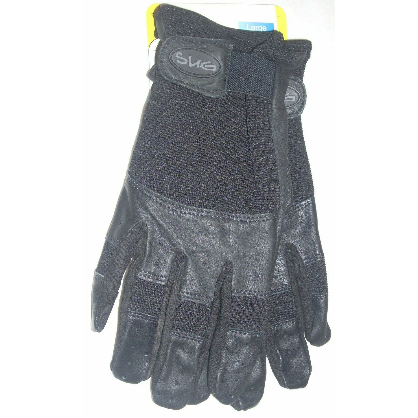 Wells Lamont 848L Sport Utility Mechanic's Gloves Leather & Spandex Large