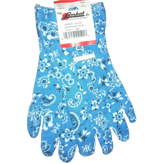 Lambert 1991 Blue Bandana Rose Garden Glove