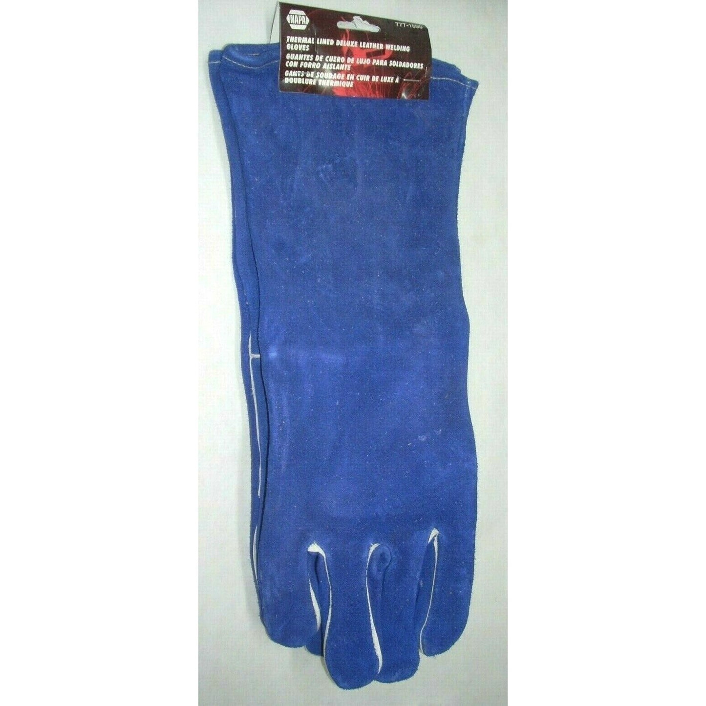Napa 777-1690 Blue Welding Gloves 16" Long Thermal Insulated Men's Size Large